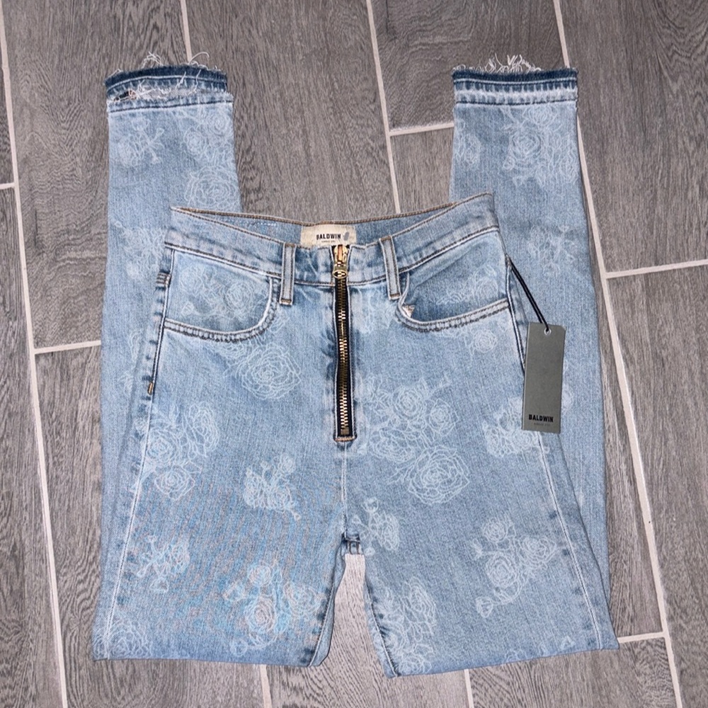 Baldwin Kansas City jeans size 24 nwt Harley Rose